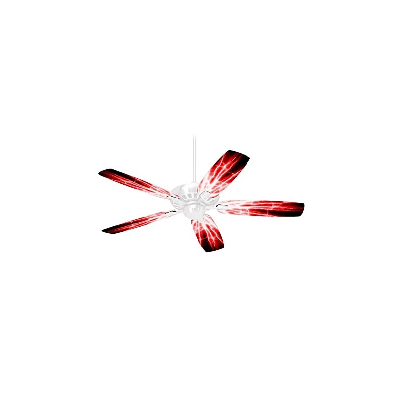 Lightning Red - Ceiling Fan Skin Kit fits most 42