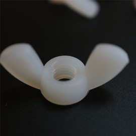 Caterpillar Red Pack of 20 Nylon Colour Plastic Acrylic M6 Butterfly, Wing Nuts-Acrylic Plastic Screws