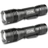PeakPlus LED Tactical Flashlight PTAC1000 [2 Pack] - Single Mode,