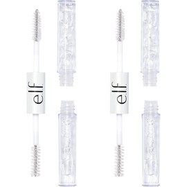 e.l.f. Clear Lash & Brow Mascara 2-Pack, Conditioning Clear Brow & Lash Gel For Grooming, Defining & Separating, Long-Lasting, Vegan & Cruelty-Free