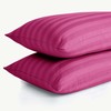 Hafaa Pillow cases 2 Pack - Pink Stripe Pillow Cases
