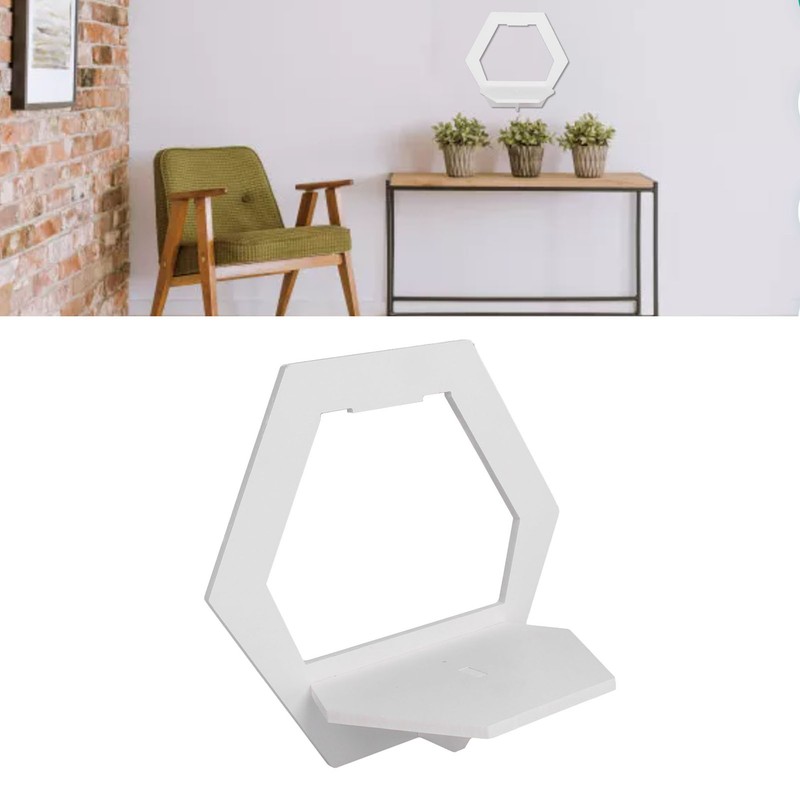 3Pcs Hex Floating Shelf PVC Modern Simple Fine Appearance Floating
