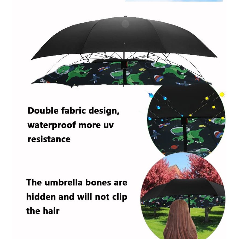 MRTLLOA 40/49/56 Inch Oversize Windproof Inverted Reverse Upside Down Umbrella,
