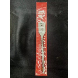 IRWIN QTY 1 IRWIN 88813 STRAIGHT SHANK 13/16" SPEEDBOR SPADE WOOD BORING BIT USA MADE