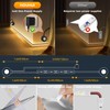 HOUHUI Dual Motion Sensor Light Indoor Under Bed Lights,16.4Ft Motion