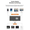 USB Bluetooth 5.0 Adapter Wireless Lavalier Audio Receiver for Home