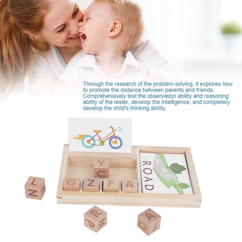 Construction Toys Early‑Learning English Letters Alphabet Baby Enlightenment Toy