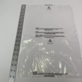 Sewing Collection, Inc. (1000) Clear Plastic Shipping Storage Bags Suffocation Warning 12" x 18" x 1 mil