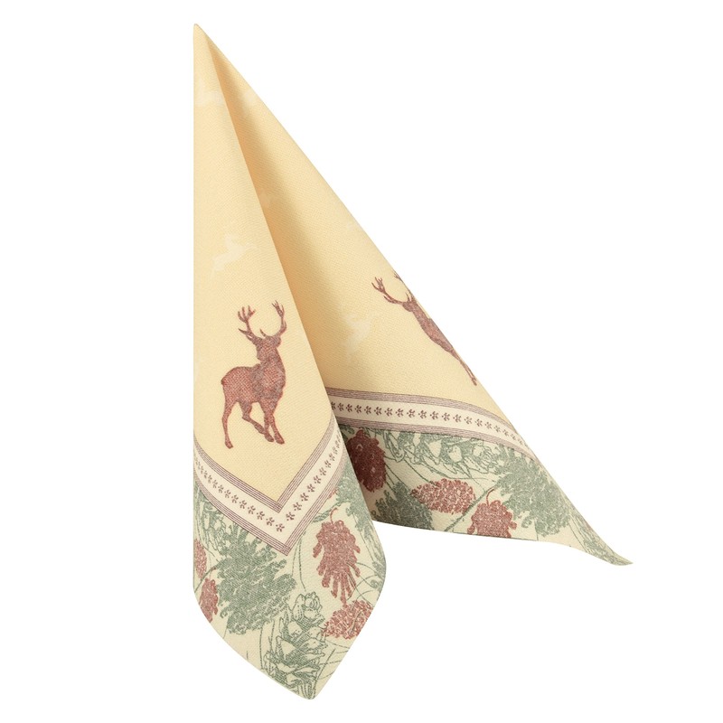 Papstar, 50 Servietten "ROYAL Collection" 1/4-Falz 40 cm x 40