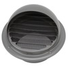 Stainless Steel Round Air Vent Louvered Cover Waterproof Windproof External