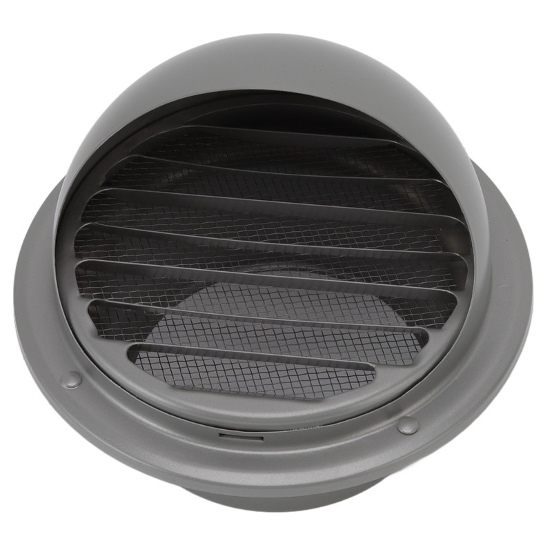 Stainless Steel Round Air Vent Louvered Cover Waterproof Windproof External