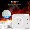 JcBlaon 2x Multi-Outlet Power Adapter - 5-Way Wall Outlet Expander