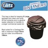 Glitz Garbage Bag, 75 Liter, 79x93cm (25 Bags)