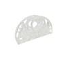 5.75 Inch Clear Plastic Napkin Holder - 24 Pieces (Swans