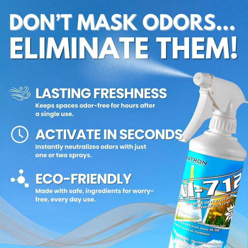 Dpnamron NI-712 Odor Eliminator, Clothesline Fresh, 1 Pint