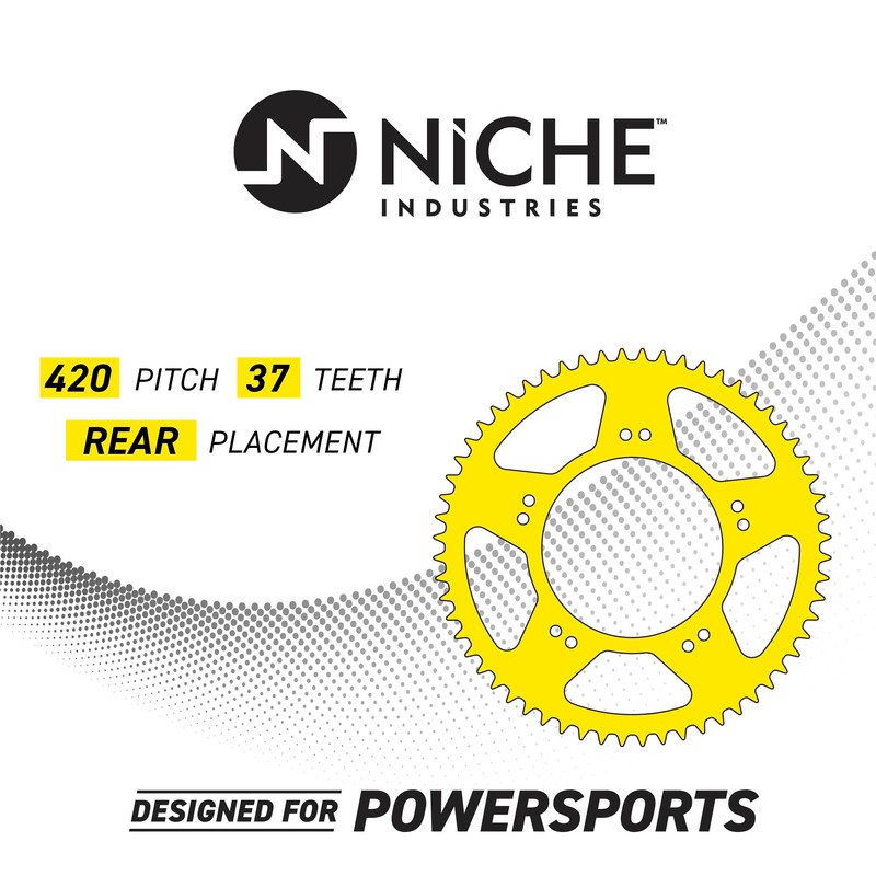 NICHE Drive Sprocket Chain Combo for Honda CRF50F XR50R Front