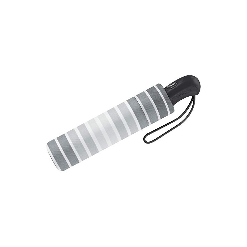 Esprit Easymatic Light Gradient Stripes Pocket Umbrella, black