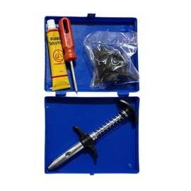 kit de reparación de pinchazos para llantas de motos, autos y camionetas.