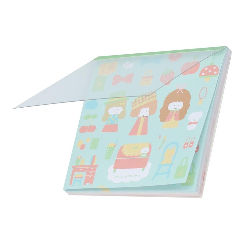 Sunstar Stationery S8590443 Mizutama Sticker Sheet, Retro Pattern