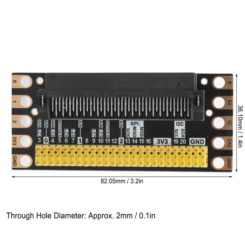 Breakout Board for Micro:bit Edge Connector Interface External Expansion Board