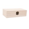 ABOOFAN Wooden Jewelry Box with Hinged Lid Sturdy Organizer for