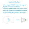 E ENERSYSTEC Candelabra E12 to E26 Light Bulb Base Adapter