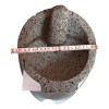 Molcajete de Piedra Volcánica Artesanal Griica 20cm de diámetro con