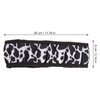 GRIRIW 1Set Cow Pattern Steering Wheel Cover Coaster Easy to