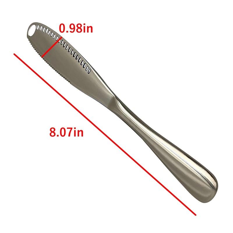 TECHTONGDA Stainless Steel Cheese Butter Knife Jam/Peanut Butter Spatula Knife