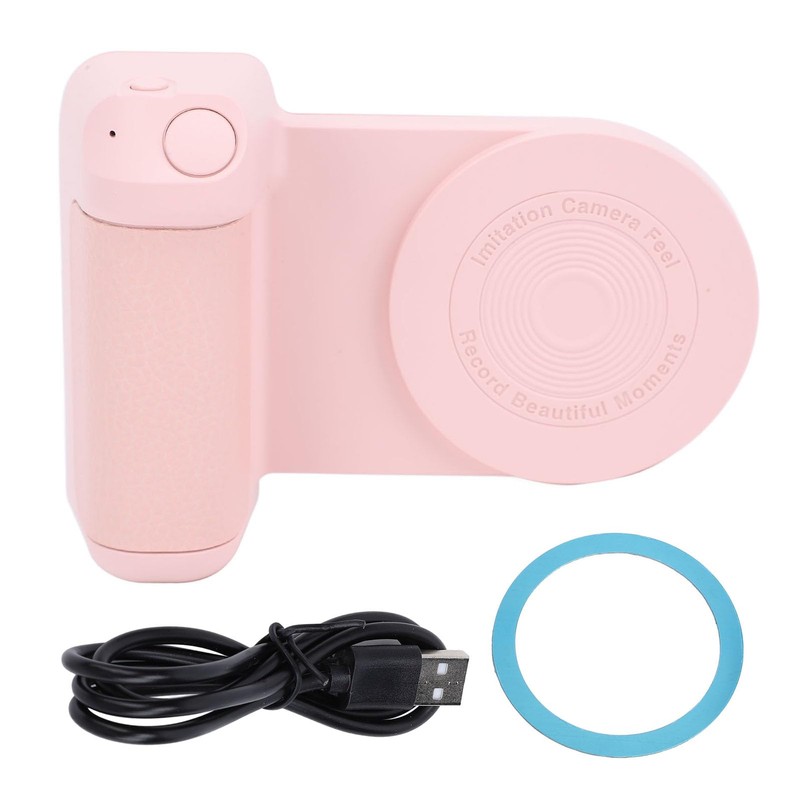 Magnetic Camera Handle - Wireless Charging Phone Grip with Shutter