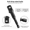 6 PCS Drill Socket Adaptor, 1/4, 1/2, 3/8 Inch Impact