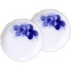 Okura Toen 54HR/8211 Blue Rose Plate Pair Set, Plate, Made