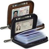 2 Cartera Tarjetero Hombre con Bloqueo RFID, Porta Tarjetas de