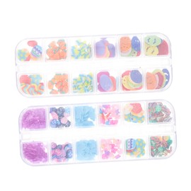 Beavorty Cartoon Easter Nail Decors of Polymer Clay Nail Art Accessories for Creative Manicure Designs Easy to Use for Festivals and Parties