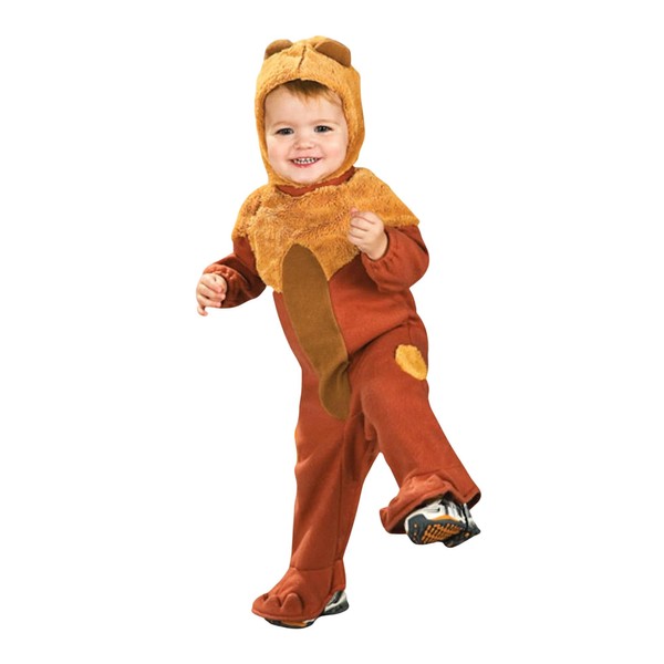Wizard Of Oz Cowardly Lion Romper Costume, 6-12 Months
