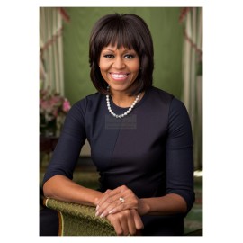 MICHELLE OBAMA 49TH FIRST LADY OF THE UNITED STATES 5X7 PHOTOGRAPH REPRINT