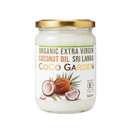 COCO GARDEN Organic 100% Organic Coconut Oil 500ml Extra Virgin Cold Pressed