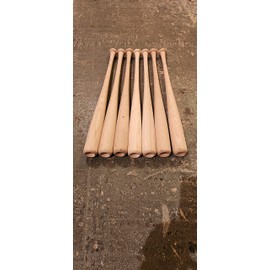 7 Pack 26" Wood Baseball Bats Blem