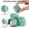 QINJIEJIE QINJIEJIE Green Aventurine Large Crystal Healing Crystals 1.8"-2.2" 2PCS
