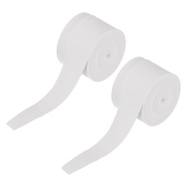 sourcing map 2pcs Drum Stick Tape Drumstick Grips Drumstick Wrap Anti Slip 27mm(1") Width 1.1m for Drum Percussion Drumming Accessories White