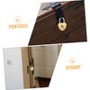 LIFKOME 6 Sets Mini Heart Padlock Small Padlocks Keyed Alike