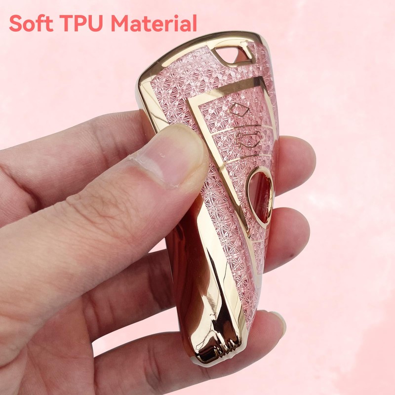 Car Key Case Cover with Diamond Bling Key Fob Made