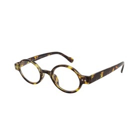 Gabriel + Simone Remi Reading Glasses for Men and Women - Vintage-Inspired Round Frame, Blue Light Blocking, Scratch-Resistant Lenses, Stylish & Comfortable with Case