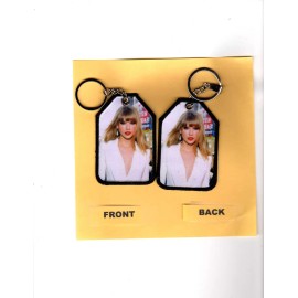 TAYLOR SWIFT    SUBLIMATION   Key Chain APPROX SIZE 3.5X2.25"