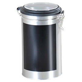 Kesper Storage can with writable Surface, Metal Brown, 11 x 11 x 19 cm
