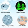 BICHENHWAI 100Pcs Glow in The Dark Mini Seal Figurines Cute