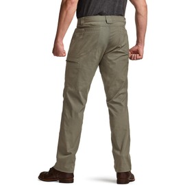 CQR Men's Vent Stretch Pants, Quick Dry Lightweight Casual Cargo Pants, Water Resistant Straight-Fit Utility Work Pants, Spectre Pants Sandstorm, 32W x 34L