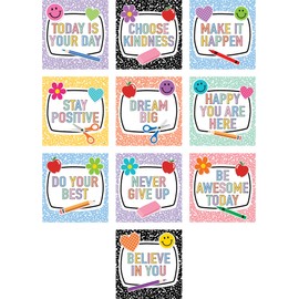 Teacher Created Resources Cool for School Positive Sayings Accents (TCR9307)