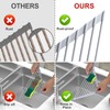 MERRYBOX Triangle Roll Up Dish Drying Rack Over The Sink,
