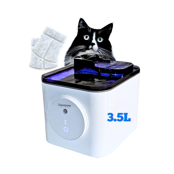 Cordless Cat Water Fountain - Automatic Wireless Pet Drinking Fountain